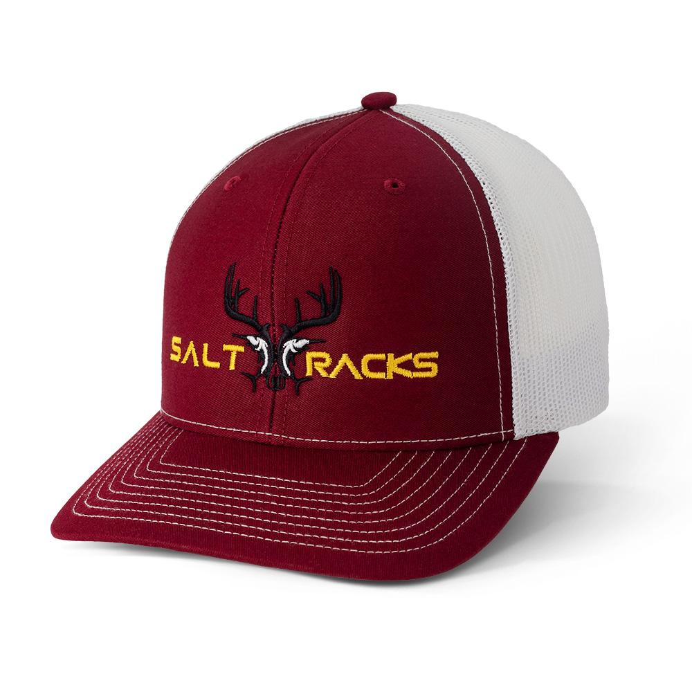 Trucker - Cardinal/White Headwear Salt Racks 